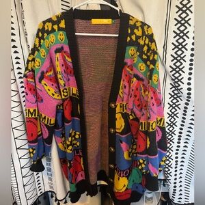 Farm Rio x Smiley Ainika XS Oversixed Cardigan